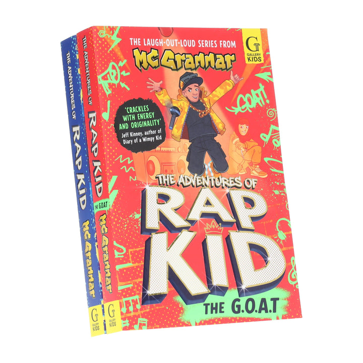 The Adventures of Rap Kid Series by MC Grammar 2 Books Collection Set - Ages 8+ - Paperback