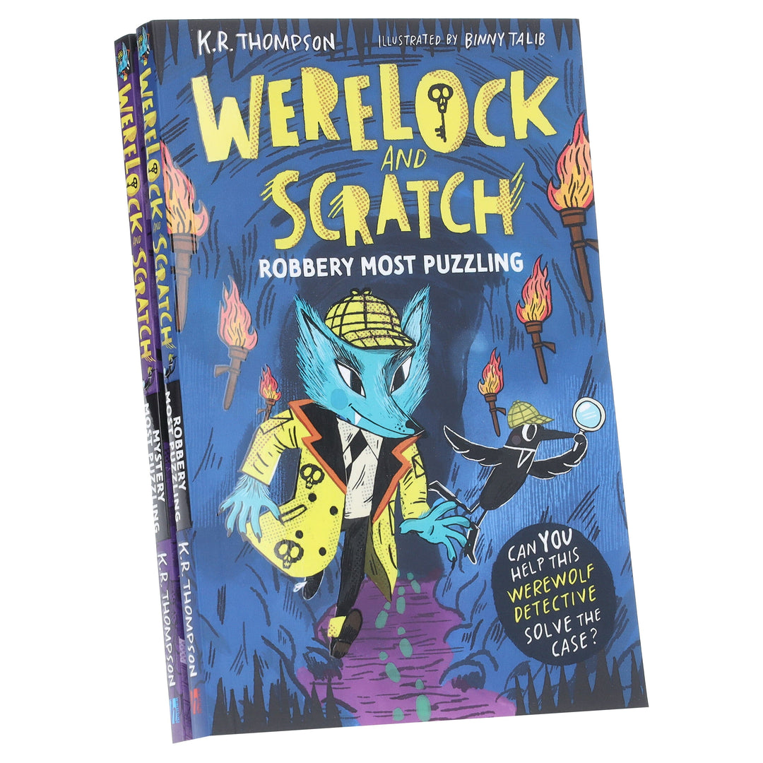 Werelock and Scratch Series by K.R. Thompson Illustrated 2 Books Collection Set - Ages 7+ - Paperback