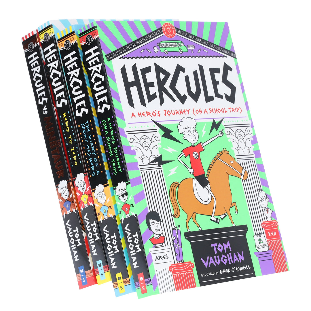 Hercules Series by Tom Vaughan Illustrated 4 Books Collection Set - Ages 8-12 - Paperback