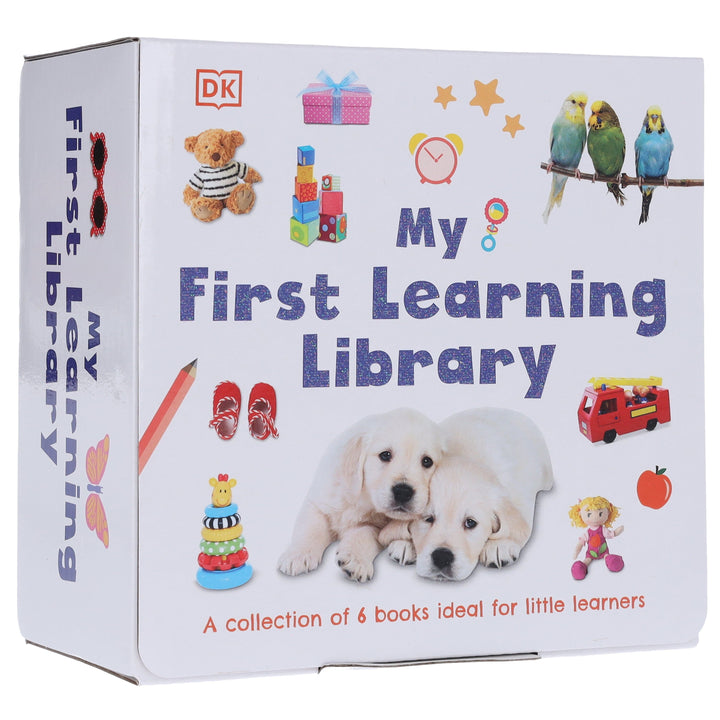 DK: My First Learning Library 6 Books Collection Box Set - Ages 0-5 - Board Book
