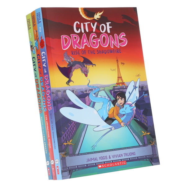 City of Dragons by Jaimal Yogis & Vivian Truong 3 Graphic Novels