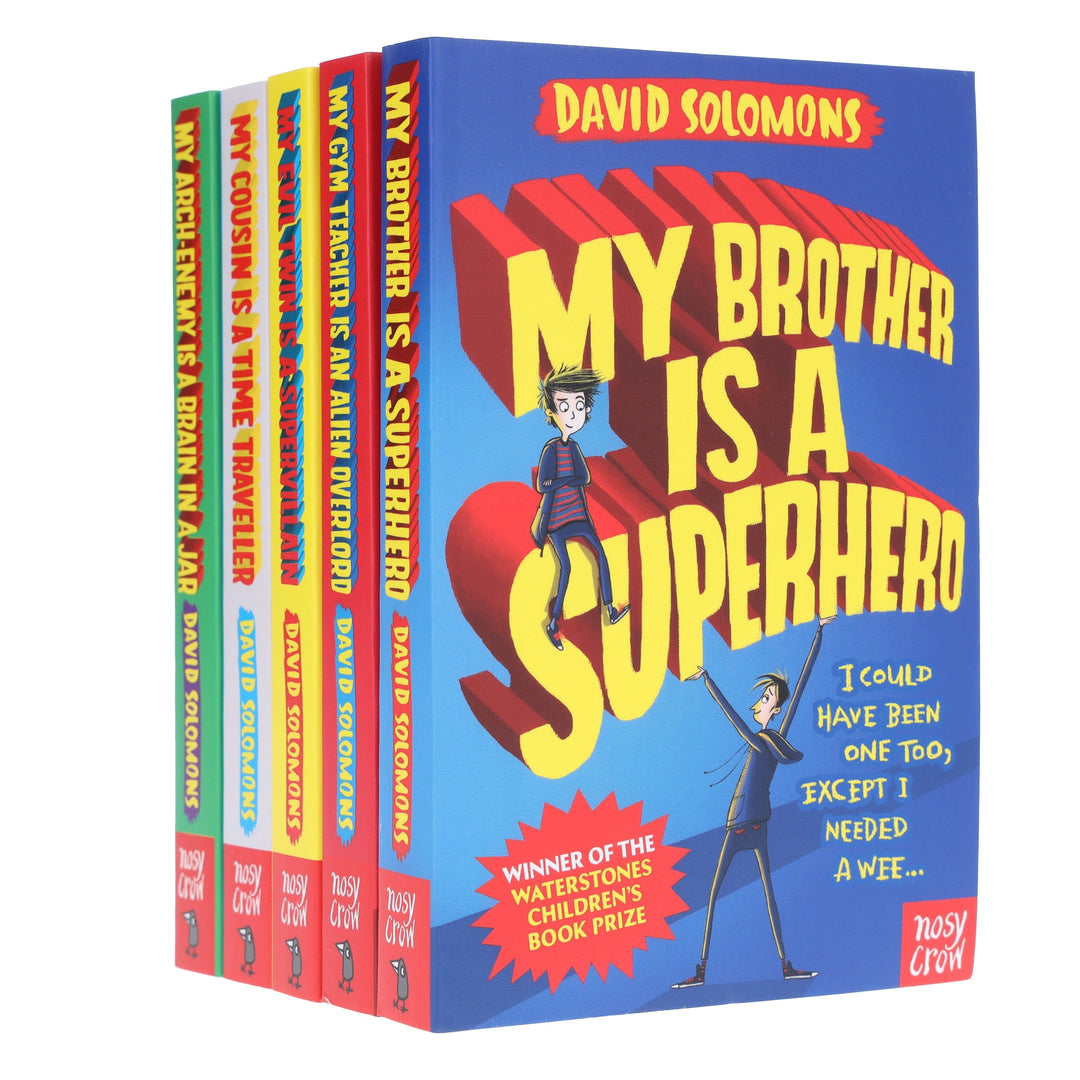 My Brother is a Superhero Series 5 Books Collection By David Solomons - Ages 9-14 - Paperback