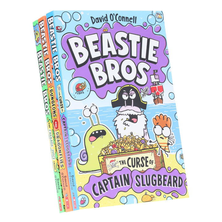 Beastie Bros Series by David O'Connell Illustrated 3 Books Collection Set - Ages 7+ - Paperback