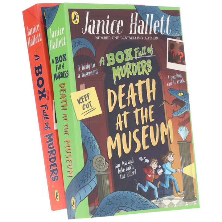 A Box Full of Murders Series by Janice Hallett Illustrated 2 Books Collection Set - Ages 9+ - Paperback