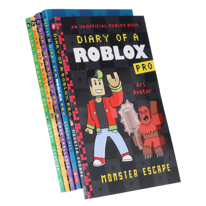 Diary of a Roblox Pro by Ari Avatar 5 Books Collection Set - Ages 7-12 - Paperback