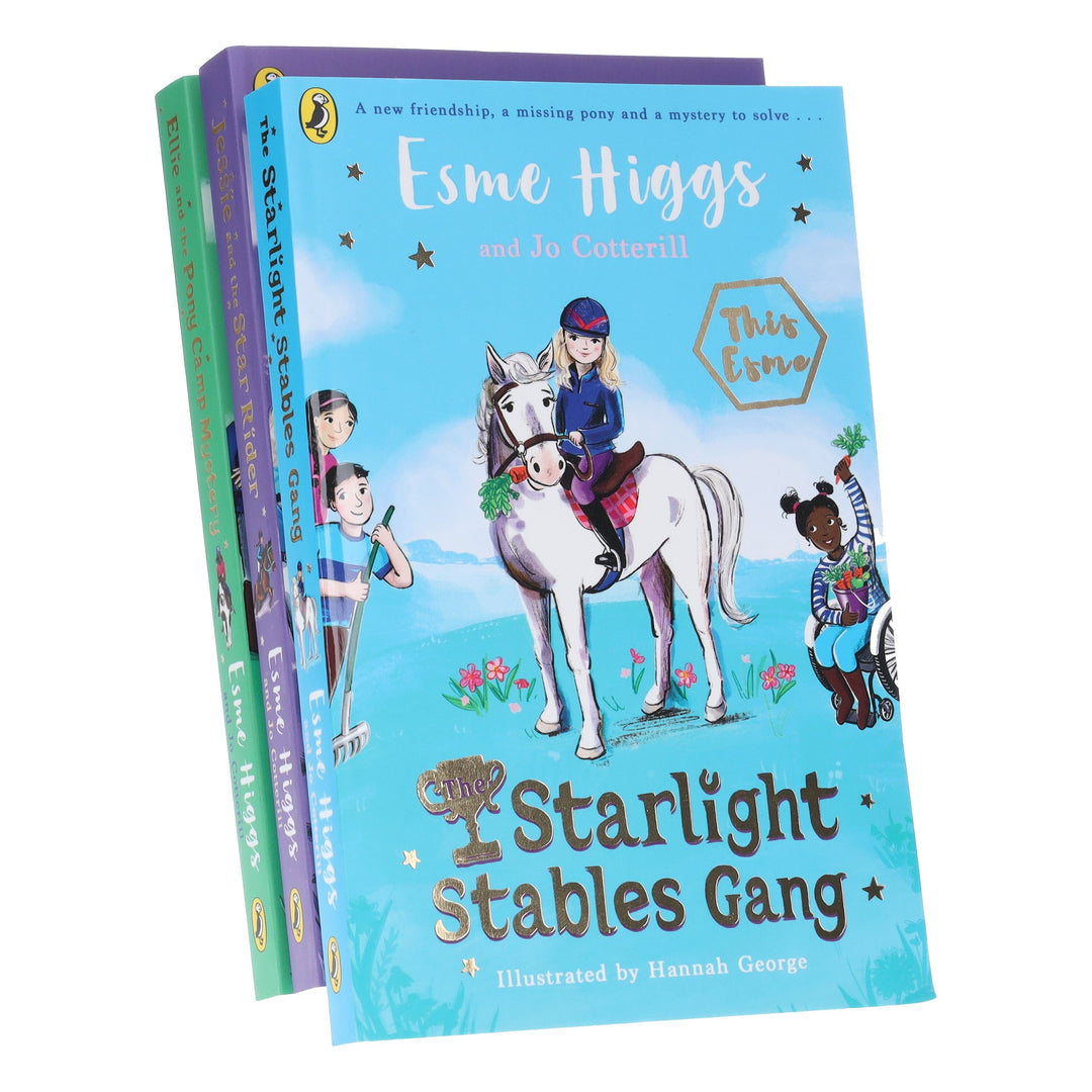 The Starlight Stables Gang Series by Esme Higgs & Jo Cotterill Illustrated 3 Books Collection Set - Ages 8-12 - Paperback