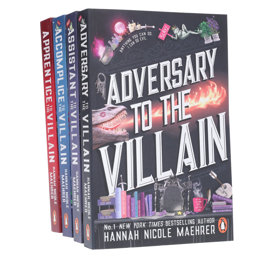 Assistant and the Villain Series By Hannah Nicole Maehrer 4 Books Collection Set - Fiction - Paperback