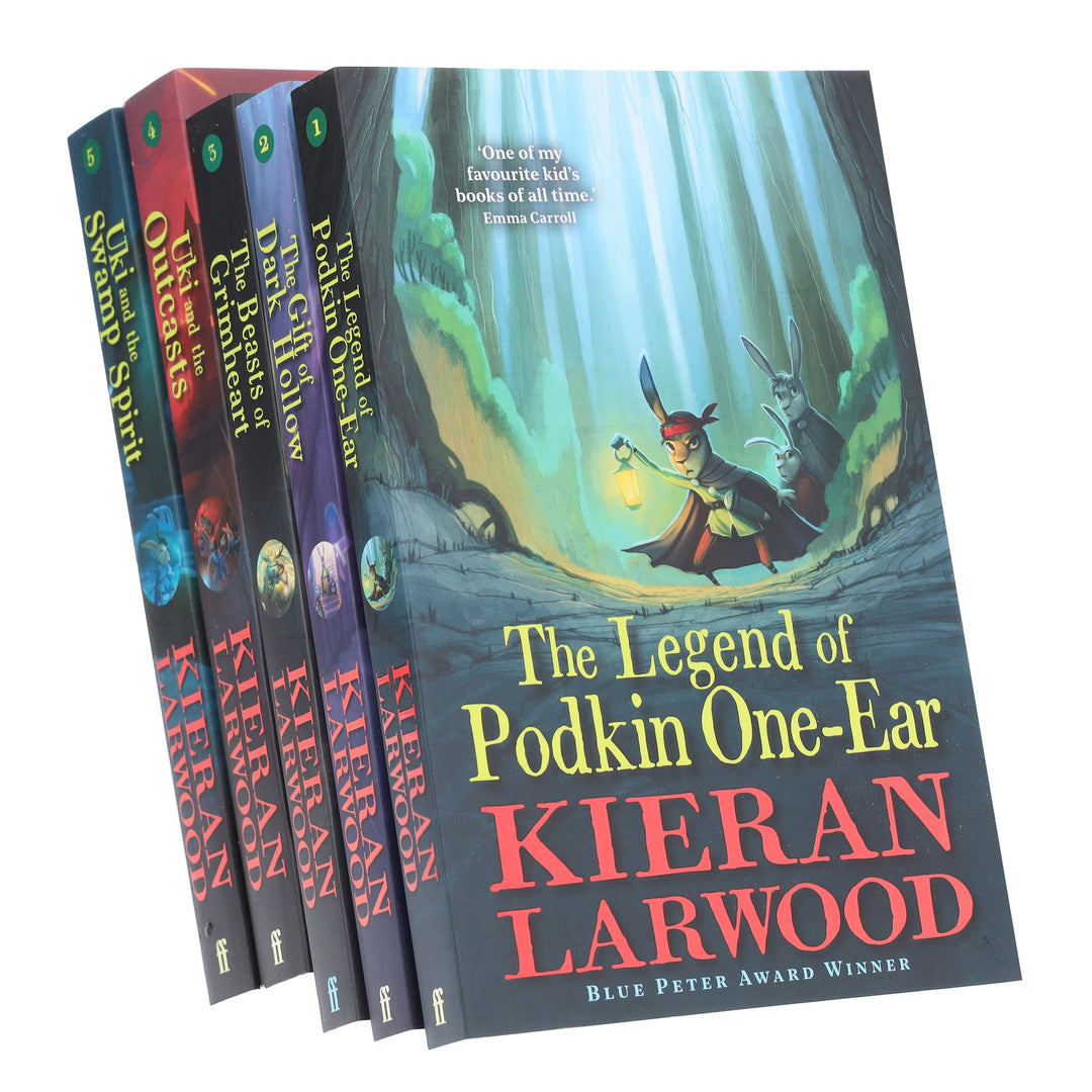 The World of Podkin One-Ear Series by Kieran Larwood 5 Books Collection Set - Ages 9-14 - Paperback