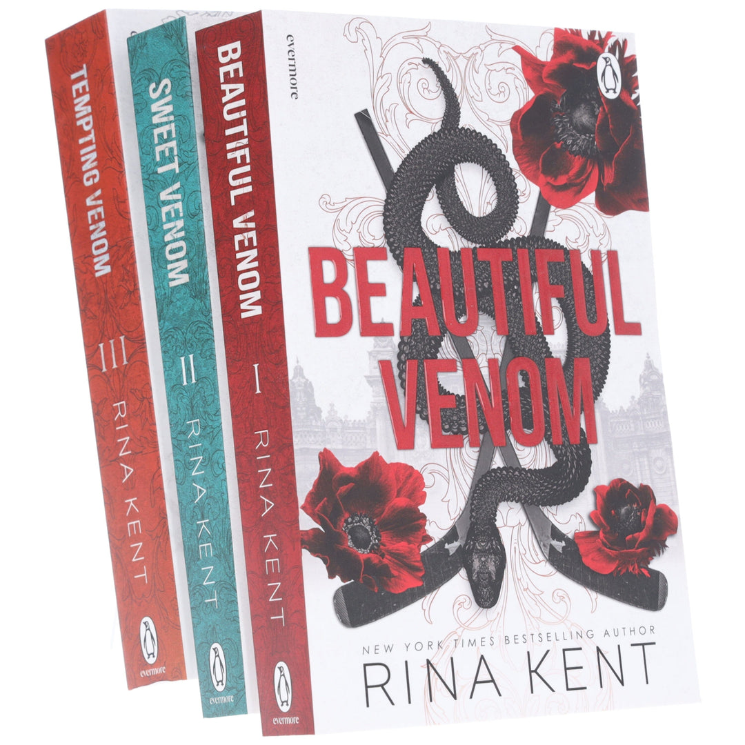 Vipers Series by Rina Kent 3 Books Collection Set - Dark Romance Fiction - Paperback