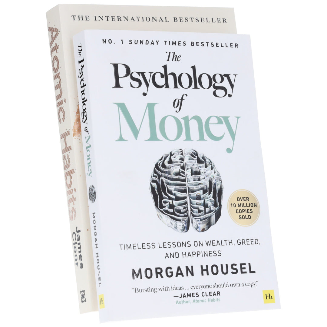 Atomic Habits by James Clear and The Psychology of Money by Morgan Housel: 2 Books Collection Set - Non Fiction - Paperback