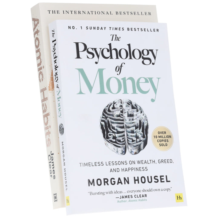 Atomic Habits by James Clear and The Psychology of Money by Morgan Housel: 2 Books Collection Set - Non Fiction - Paperback