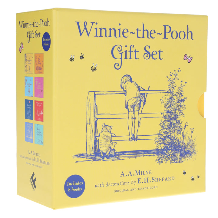 Classic Winnie-the-Pooh Illustrated 8 Books Gift Box Set by A. A. Milne - Ages 5+ - Hardback