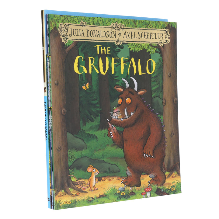 The Gruffalo Series by Julia Donaldson Illustrated 3 Picture Books Collection Set - Ages 3+ - Paperback/Hardback