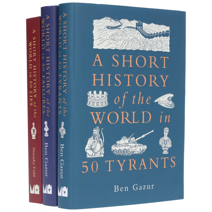 A Short History of the World Series by Ben Gazur & Natasha Tidd 3 Books Collection Set - Non Fiction - Paperback/Hardback