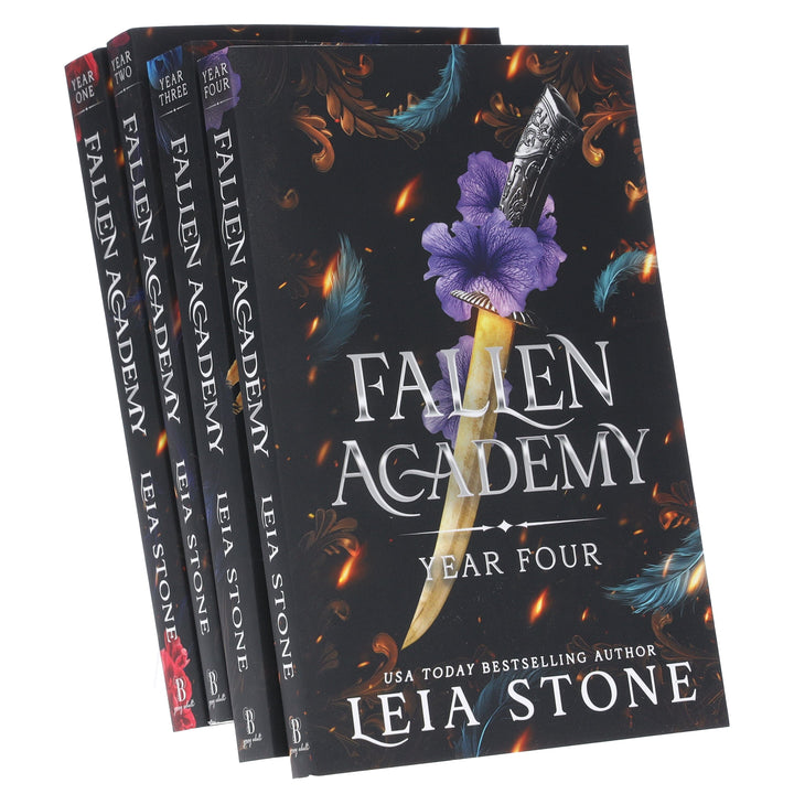 Fallen Academy Series by Leia Stone 4 Books Collection Set - Fiction - Paperback