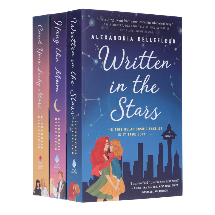 Written in the Stars Book Series by Alexandria Bellefleur 3 Books Collection Set - Fiction - Paperback