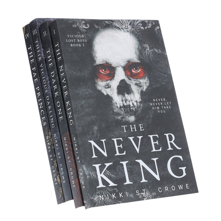 Vicious Lost Boys Series: A Peter Pan Dark Romance by Nikki St. Crowe 4 Books Collection Set - Fiction - Paperback
