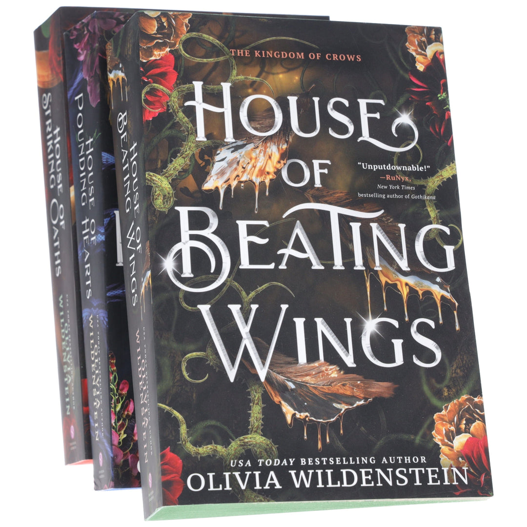 The Kingdom of Crows: Forbidden Romantasy Adventure Series By Olivia Wildenstein 3 Books Sprayed Edges Collection Set - Fiction - Paperback