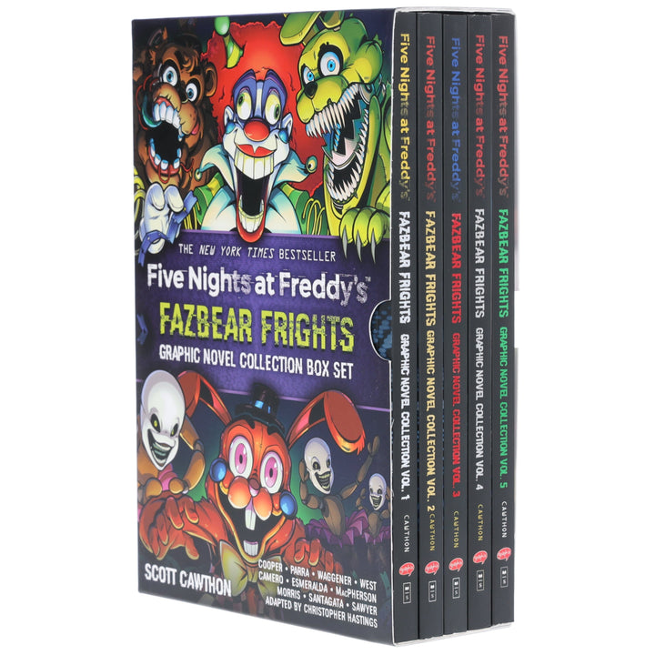 Five Nights at Freddy's: Fazbear Frights by Scott Cawthon 5 Graphic Novels Box Set - Ages 12+ - Paperback