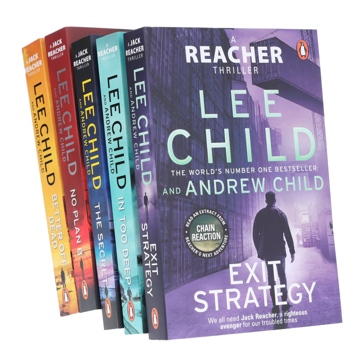 Jack Reacher Series (Books 26-30) by Lee & Andrew Child 5 Books Collection Set - Fiction - Paperback