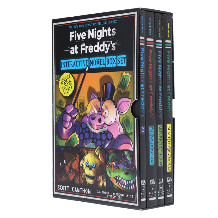 Five Nights at Freddy's: Interactive 4 Novels Box Set by Scott Cawthon - Ages 12+ - Paperback