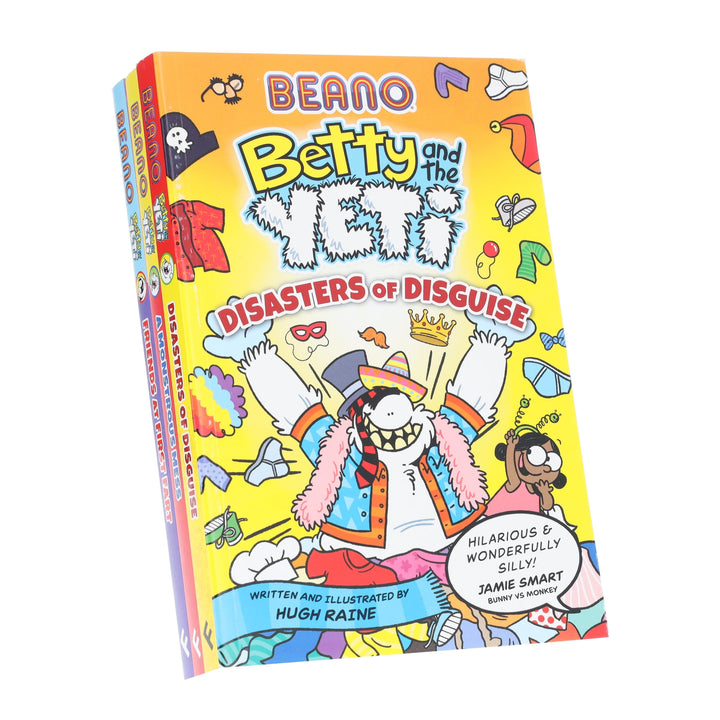 BEANO Betty And The Yeti Series by Hugh Raine & Beano 3 Books Collection Set - Ages 6+ - Paperback