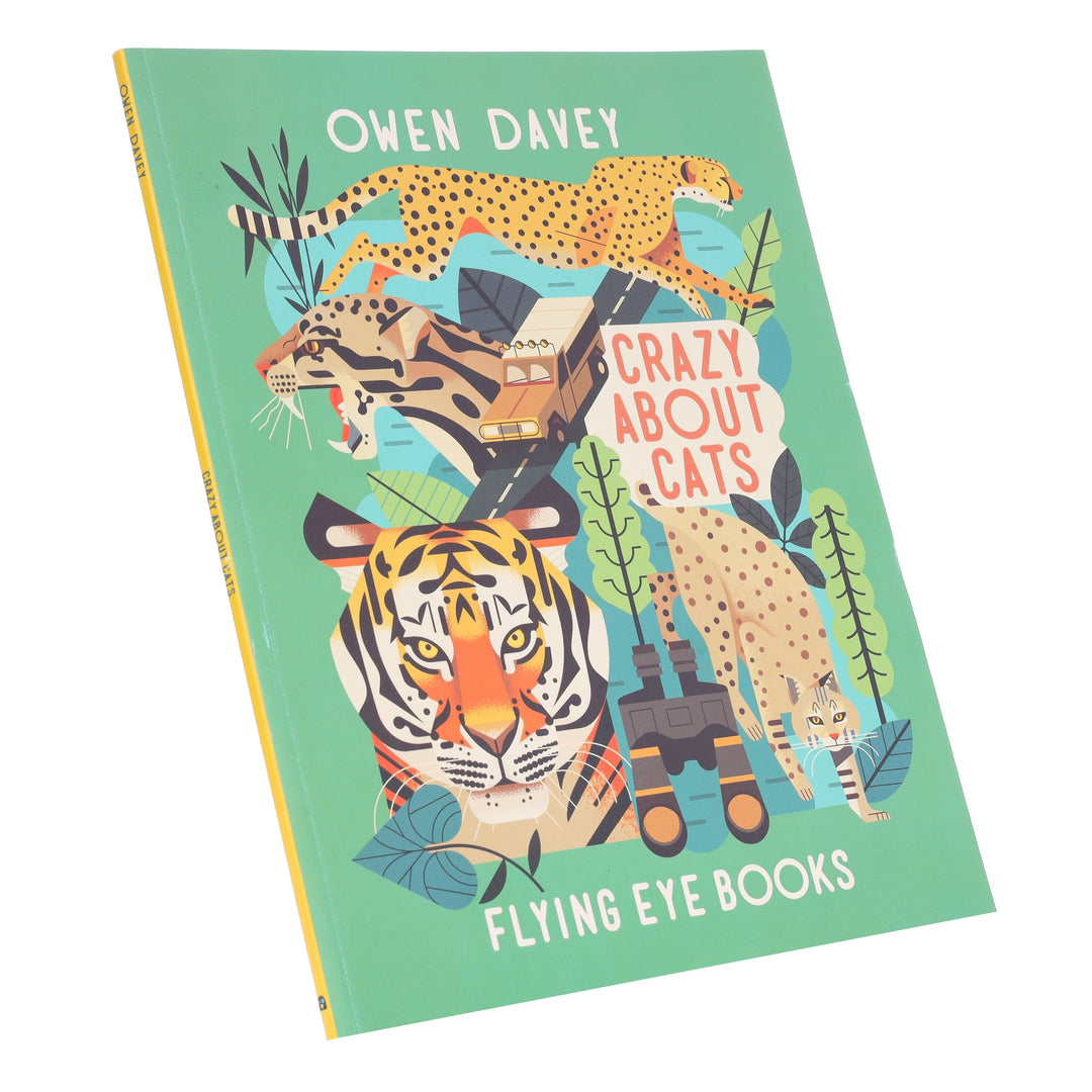 Crazy About Cats by Owen Davey (About Animals Series) - Ages 7+ - Paperback