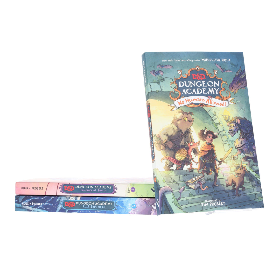 Dungeons & Dragons: Dungeon Academy Series by Madeleine Roux 3 Books Collection Set - Ages 7-11 - Paperback