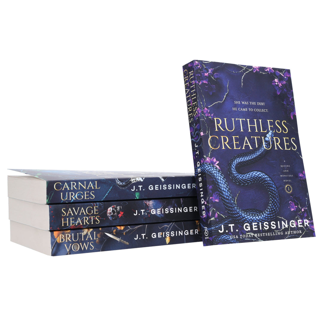 Queens and Monsters Series by J. T. Geissinger 4 Books Collection Set - Fiction - Paperback
