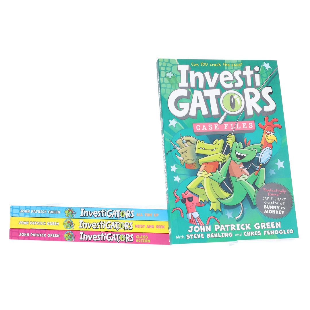 InvestiGators Series Books (6-9) by John Patrick Green 4 Books Collection Set - Ages 7-9 - Paperback