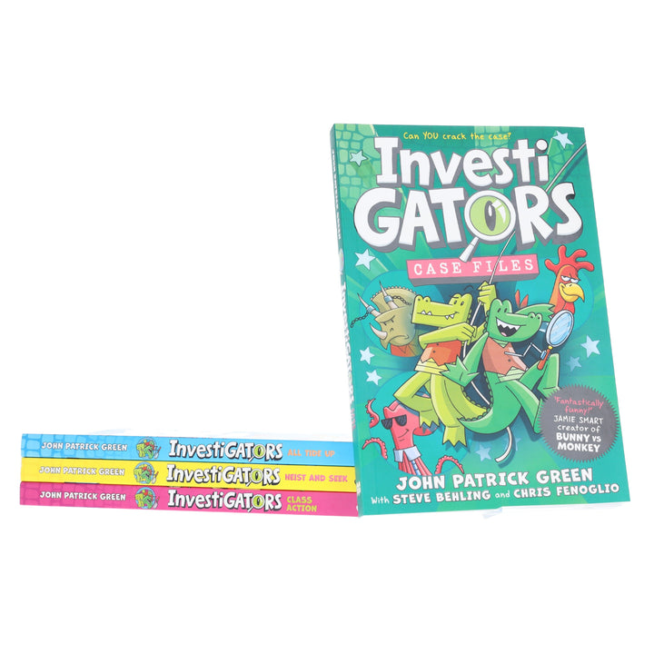 InvestiGators Series Books (6-9) by John Patrick Green 4 Books Collection Set - Ages 7-9 - Paperback
