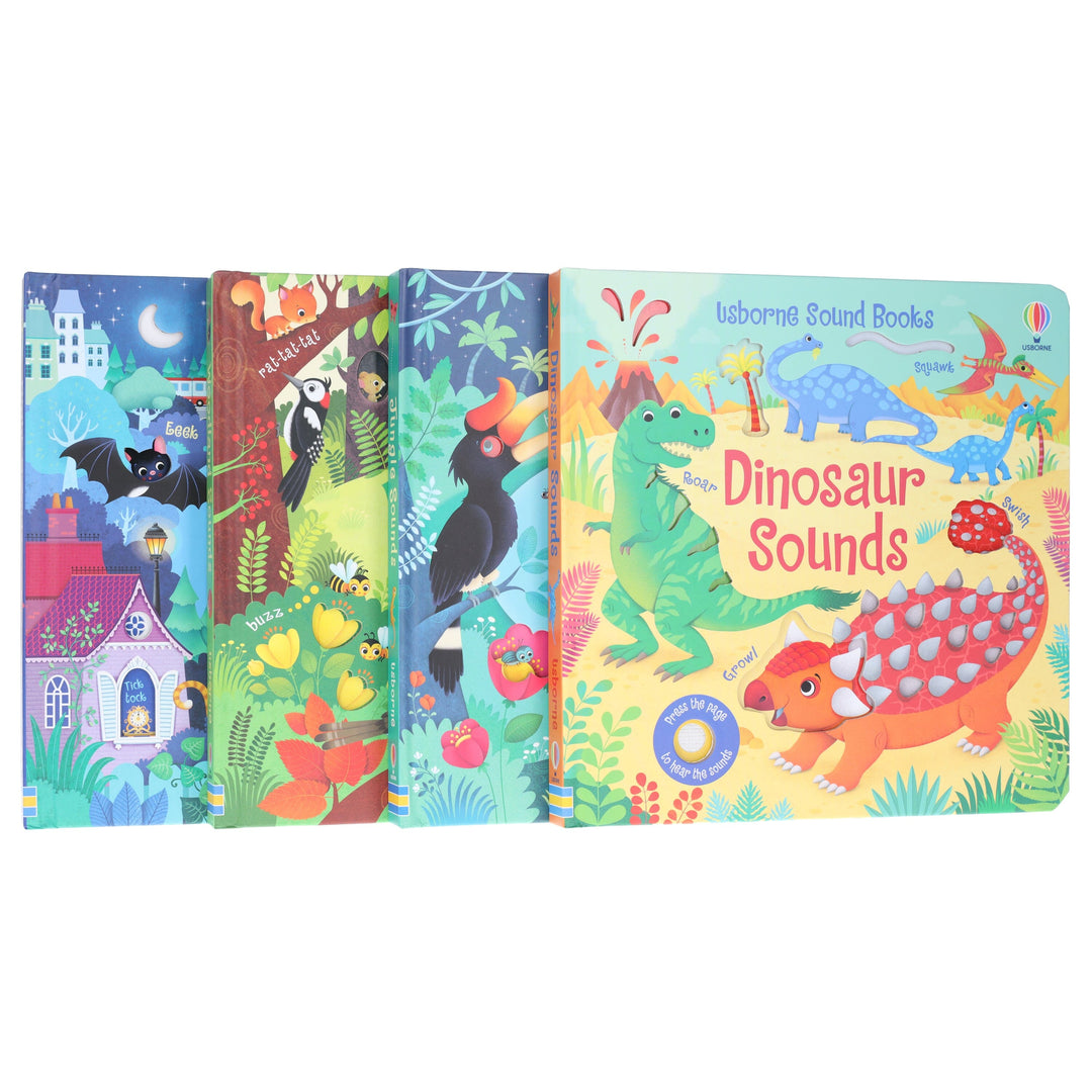 Usborne Sound Books by Sam Taplin 4 Books Collection Set - Ages 0-5 - Board Book