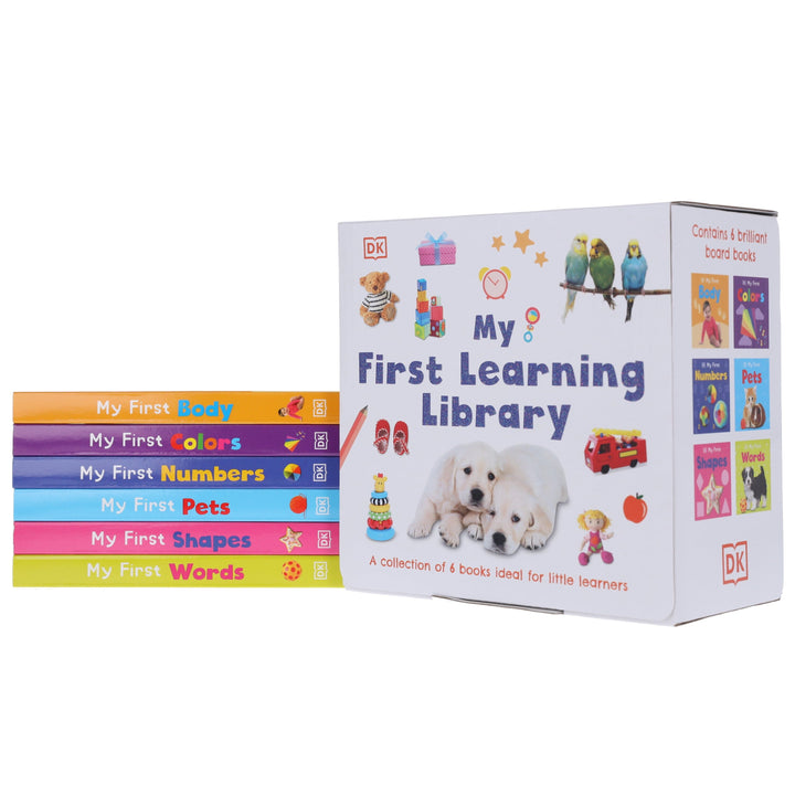 DK: My First Learning Library 6 Books Collection Box Set - Ages 0-5 - Board Book