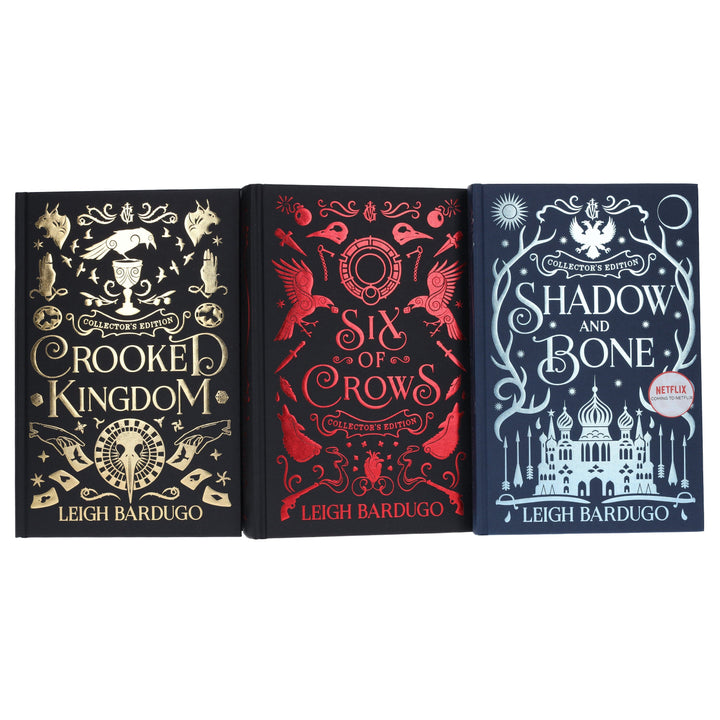 Grishaverse Shadow and Bone & Six of Crows Duology Collector's Edition 3 Books Collection Set by Leigh Bardugo - Age 13+ - Hardback