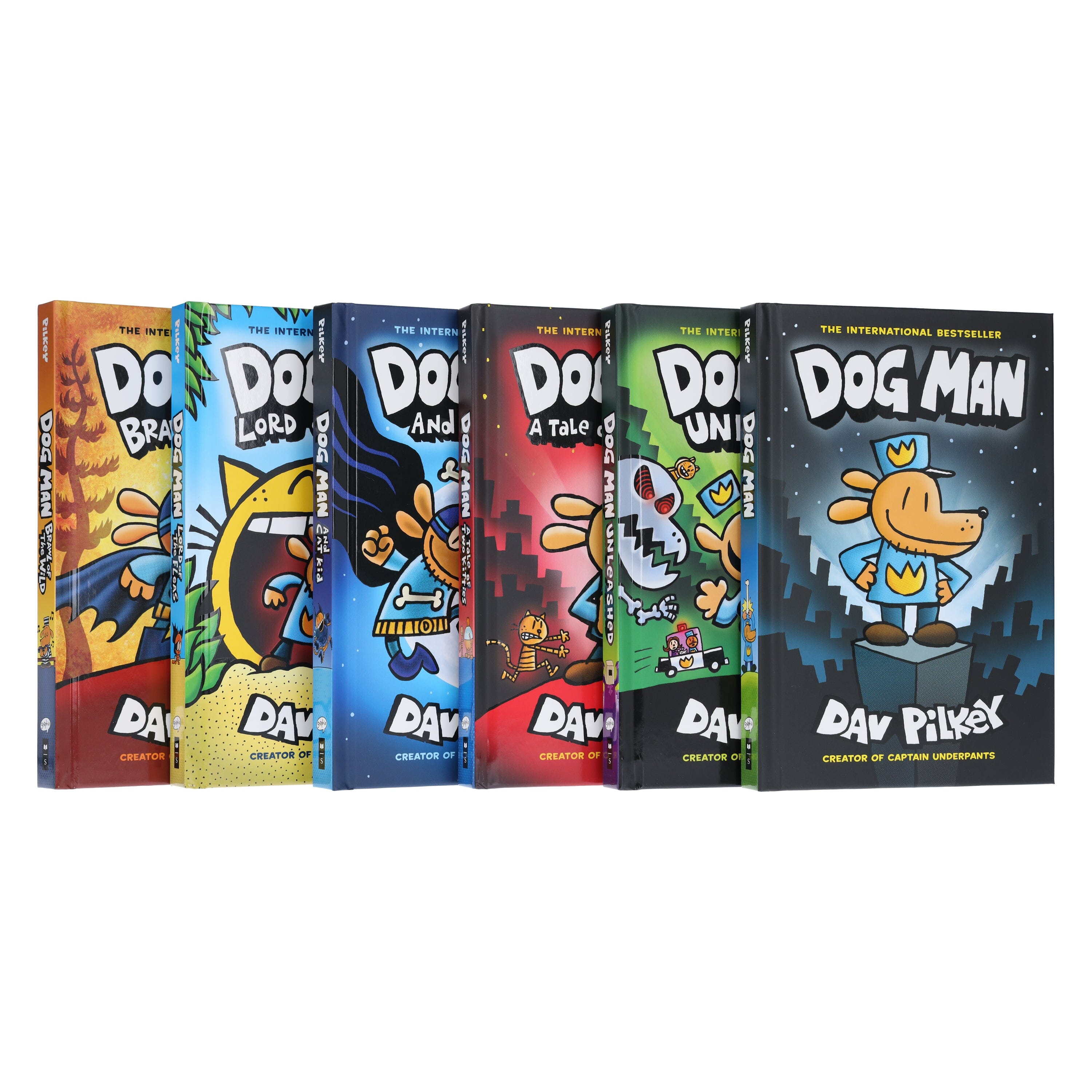 イマンザボンフック＆ティーマグ Dog Man: The Supa Epic Collection by Dav Pilkey 6 Books Box Set