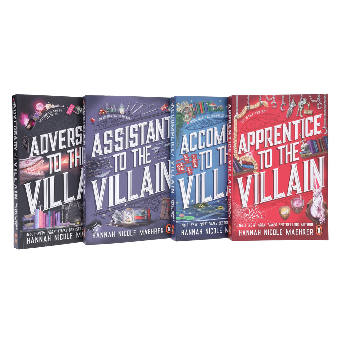 Assistant and the Villain Series By Hannah Nicole Maehrer 4 Books Collection Set - Fiction - Paperback