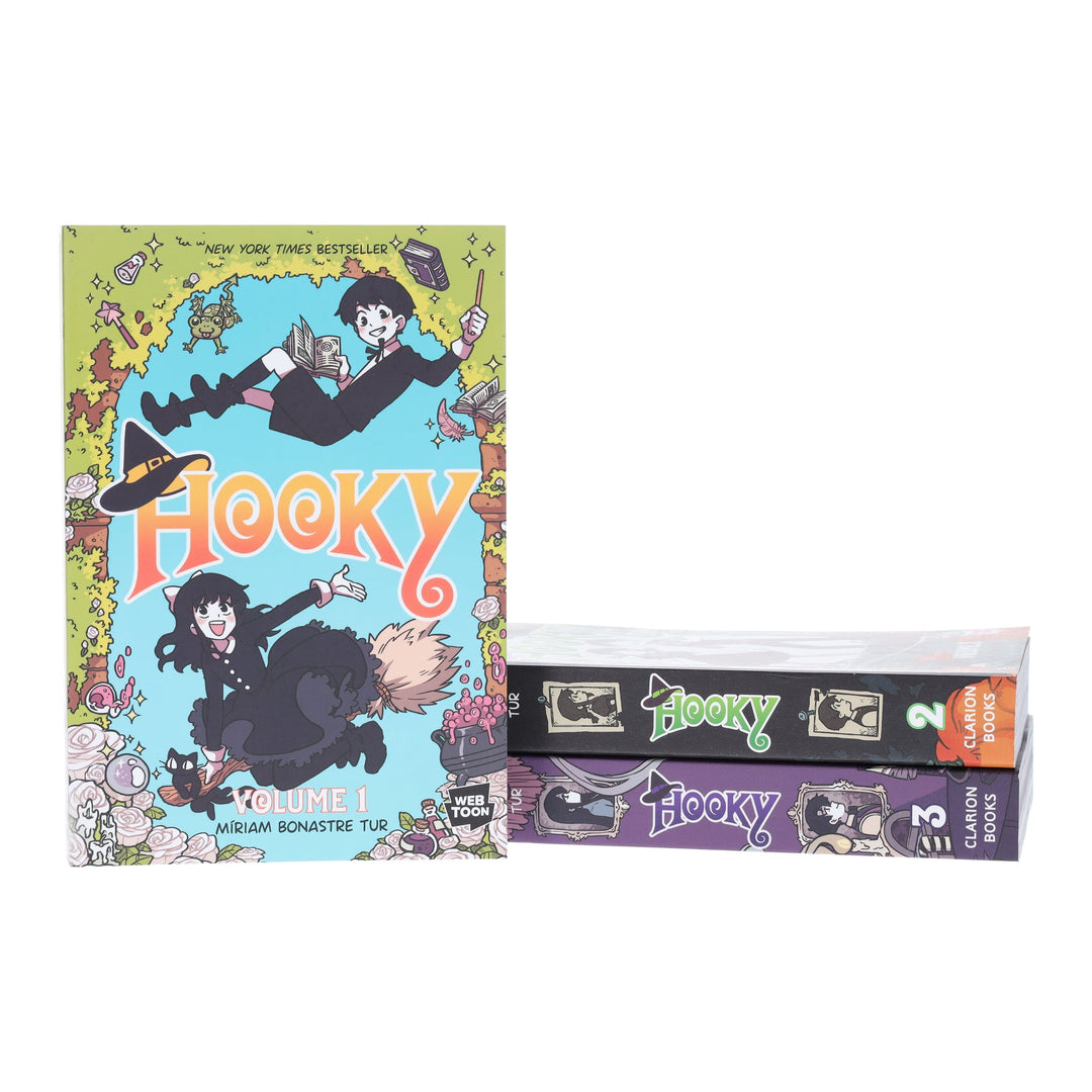 Hooky (Vol 1-3) Graphic Novel Series by Míriam Bonastre Tur 3 Books Collection Set - Ages 8-12 - Paperback