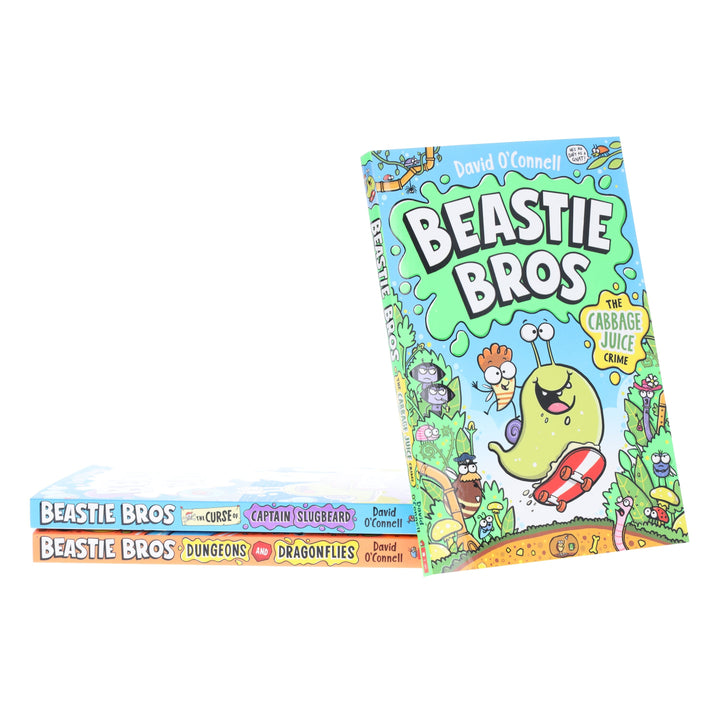 Beastie Bros Series by David O'Connell Illustrated 3 Books Collection Set - Ages 7+ - Paperback