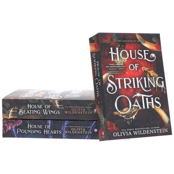The Kingdom of Crows: Forbidden Romantasy Adventure Series By Olivia Wildenstein 3 Books Sprayed Edges Collection Set - Fiction - Paperback