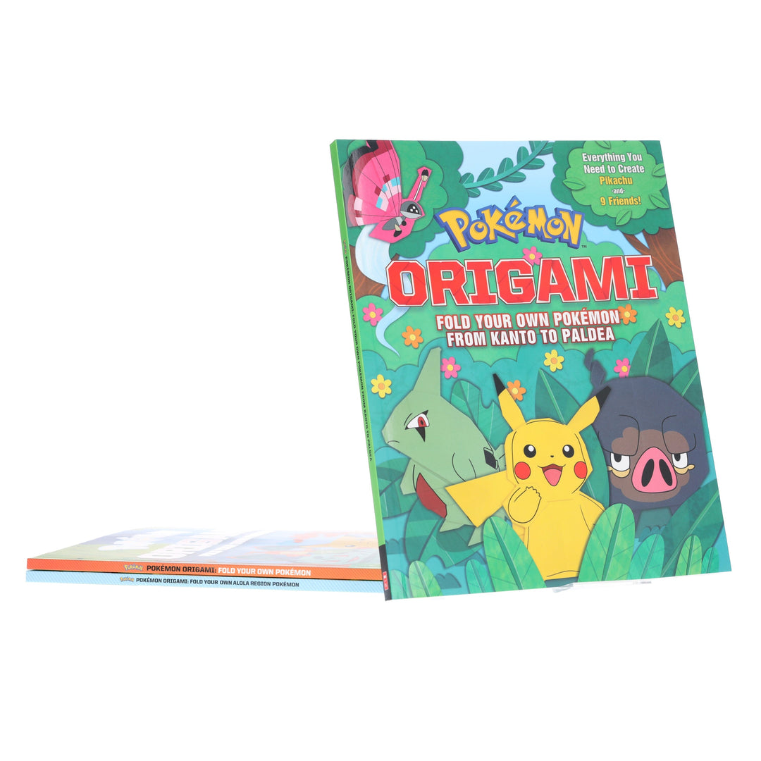 Pokemon Origami: Fold Your Own Pokemon 3 Activity Books Collection Set - Ages 7-9 - Paperback