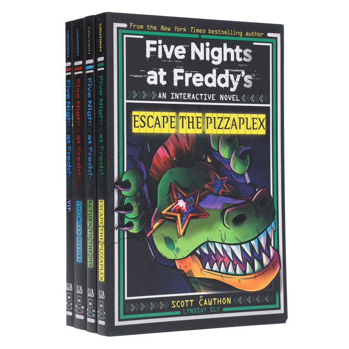 Five Nights at Freddy's: Interactive 4 Novels Box Set by Scott Cawthon - Ages 12+ - Paperback