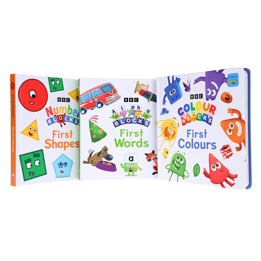 Numberblocks, Alphablocks and Colourblocks First Collection 3 Books Set - Ages 2-5 - Board Book