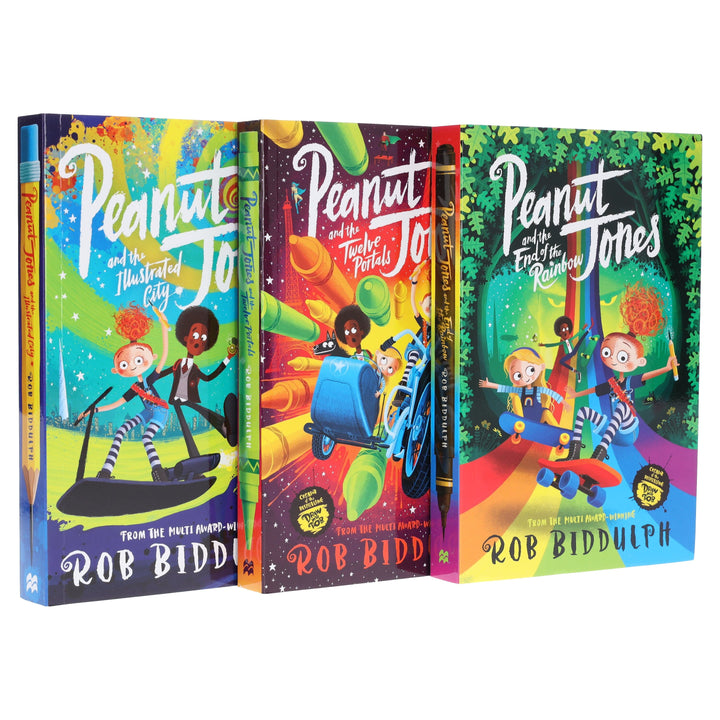 Peanut Jones Series By Rob Biddulph 3 Books Collection Set - Ages 8-11 - Paperback