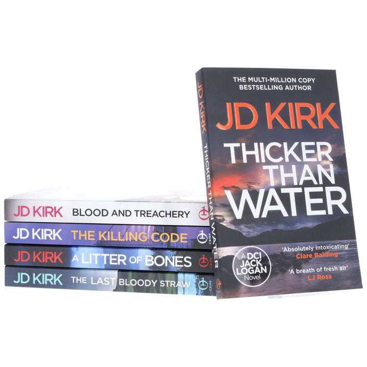 DCI Logan Crime Thrillers (Book 1-5) by JD Kirk 5 Books Collection Set - Fiction - Paperback