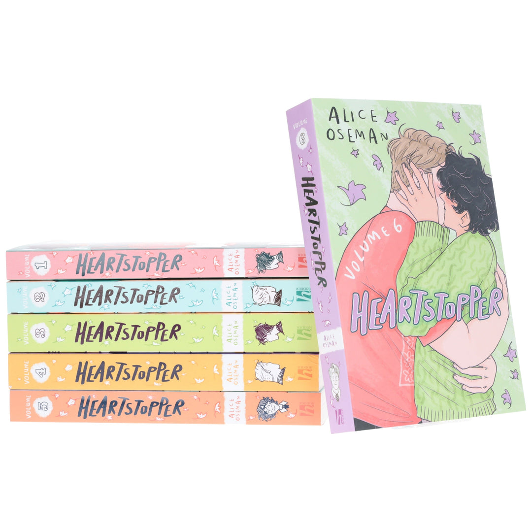 Heartstopper (Vol 1-6) by Alice Oseman 6 Books Collection Set - Ages 13+ - Paperback