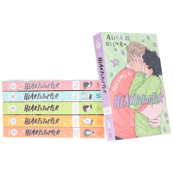 Heartstopper (Vol 1-6) by Alice Oseman 6 Books Collection Set - Ages 13+ - Paperback