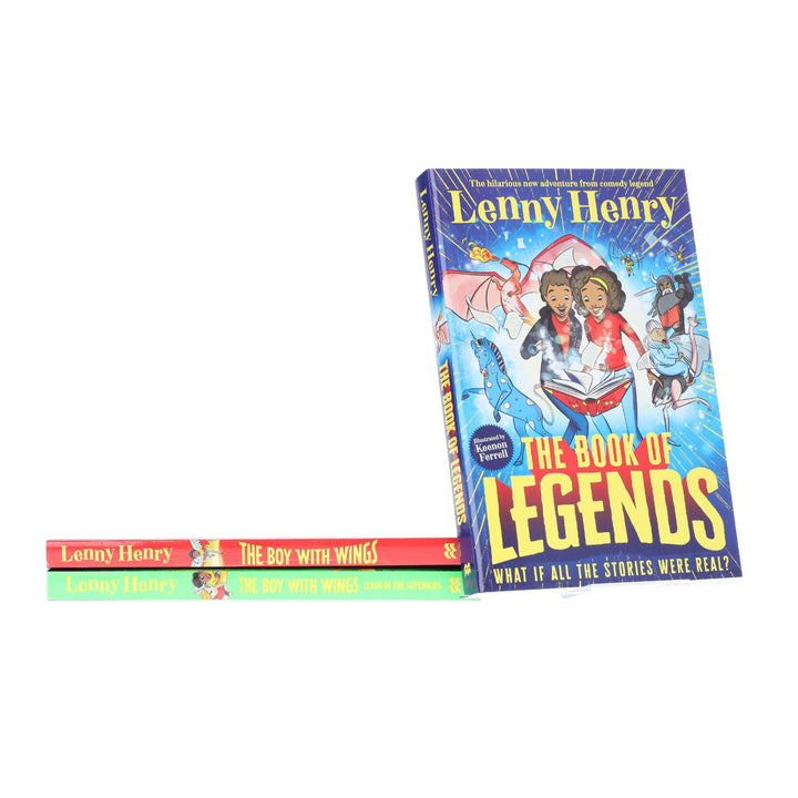 The Boy With Wings Series by Lenny Henry 3 Books Collection Set - Ages 8+ - Paperback