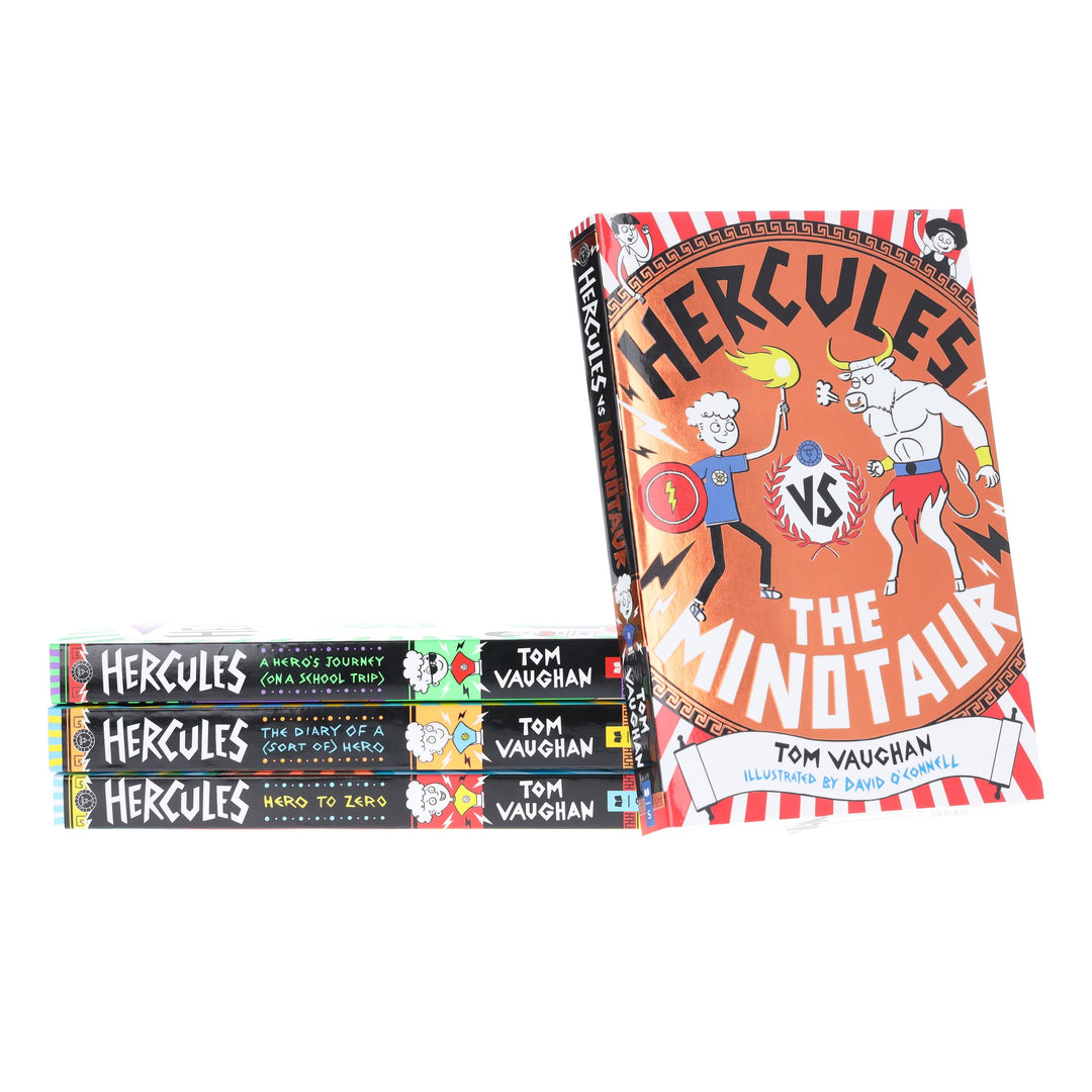 Hercules Series by Tom Vaughan Illustrated 4 Books Collection Set - Ages 8-12 - Paperback