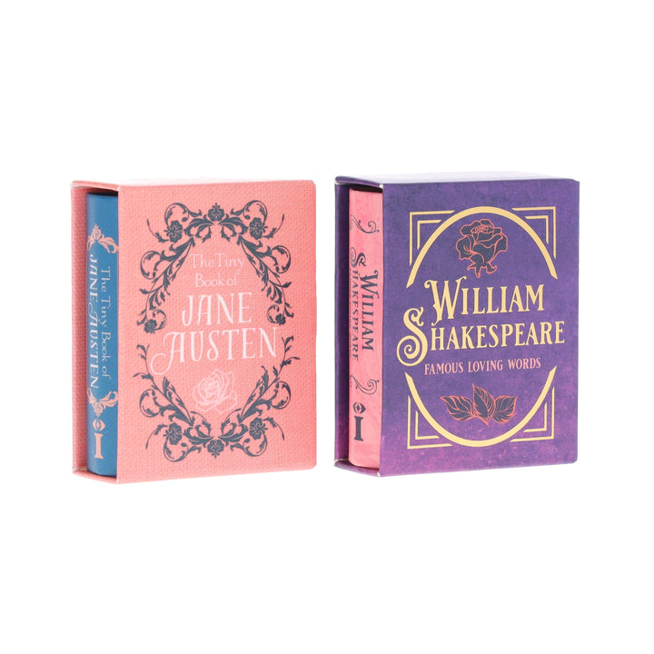The Tiny Books of Jane Austen & William Shakespeare: Famous Loving Words by Darcy Reed 2 Books Set - Fiction - Hardback