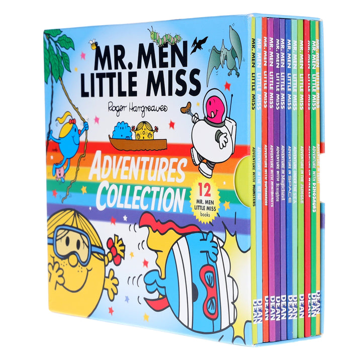 Mr. Men & Little Miss Adventures by Roger Hargreaves 12 Books Collection Box Set - Ages 3+ - Paperback
